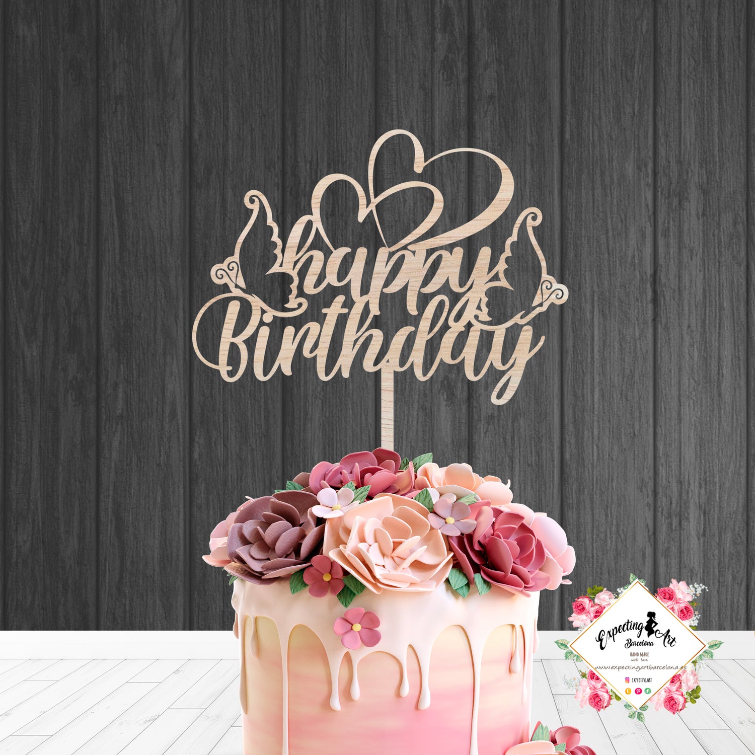 Topper cake para cumpleaños