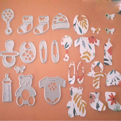 "Delicadezas de Bebé" Troqueles para Scrapbooking.10,5x8,4 cm