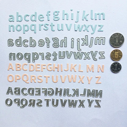 Troqueles de Metal para Scrapbooking - Abecedario Personalizable