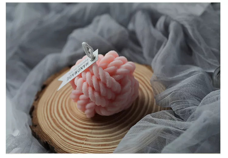 Molde de Silicona para Velas de Lana con Nudo 3D
