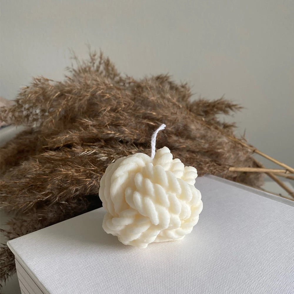 Molde de Silicona para Velas de Lana con Nudo 3D