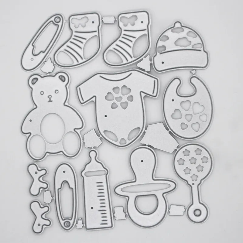 "Delicadezas de Bebé" Troqueles para Scrapbooking.10,5x8,4 cm