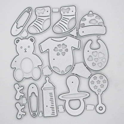 "Delicadezas de Bebé" Troqueles para Scrapbooking.10,5x8,4 cm