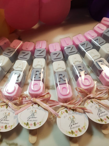 Brochetas de Jabón de Glicerina Personalizadas | Detalle Único para Eventos