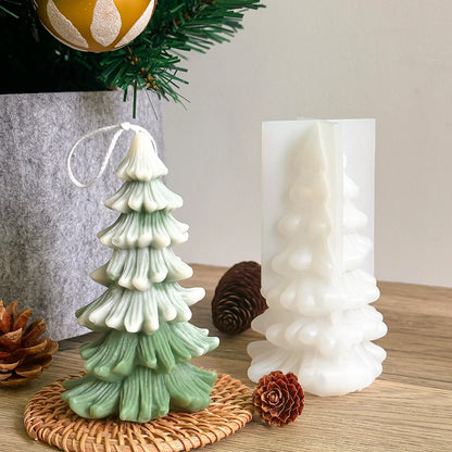 Molde de Silicona para Velas Navideñas DIY - Varias Medidas