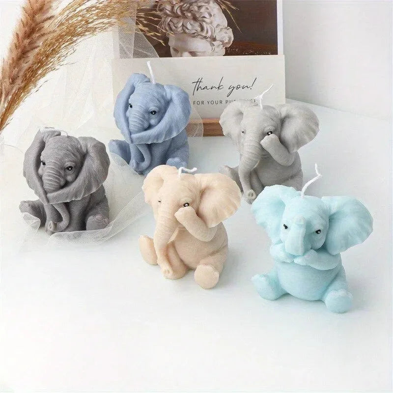 Molde de Silicona en Forma de Elefante para Velas, Jabones y Más - Versatilidad y Calidad Premium
