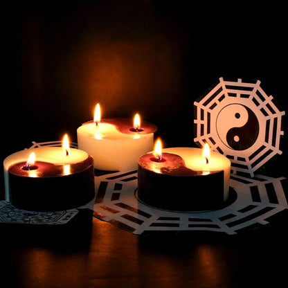 Molde de Silicona 3D para Velas de Yin Yang