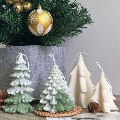 Molde de Silicona para Velas Navideñas DIY - Varias Medidas