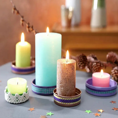 Molde de Silicona para Velas - Versatilidad y Durabilidad en Cada Creación - Varias Medidas