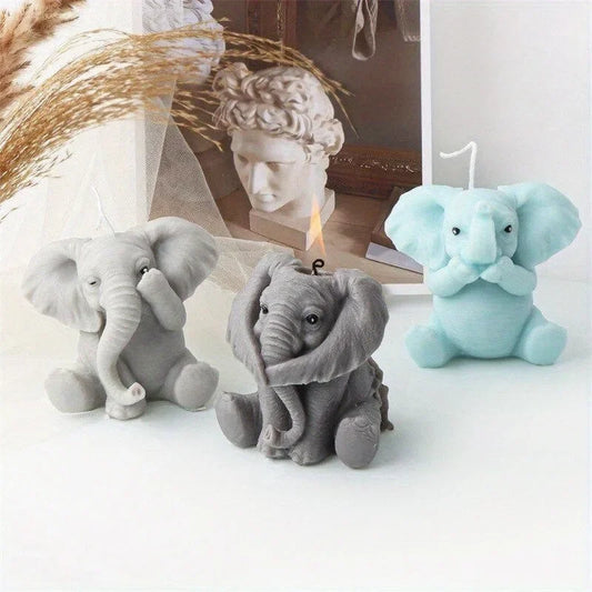Molde de Silicona en Forma de Elefante para Velas, Jabones y Más - Versatilidad y Calidad Premium