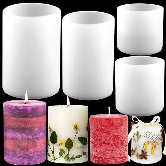 Molde de Silicona para Velas - Versatilidad y Durabilidad en Cada Creación - Varias Medidas