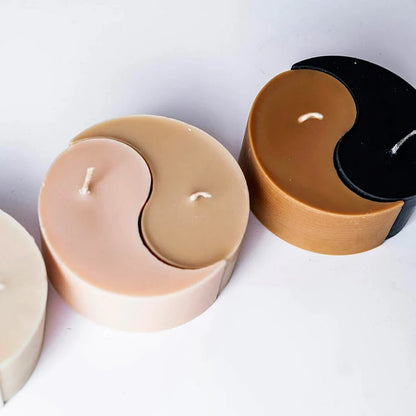 Molde de Silicona 3D para Velas de Yin Yang