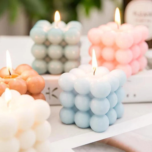 Molde de Silicona 3D de 6/15 Cavidades para Velas, Jabones y Repostería