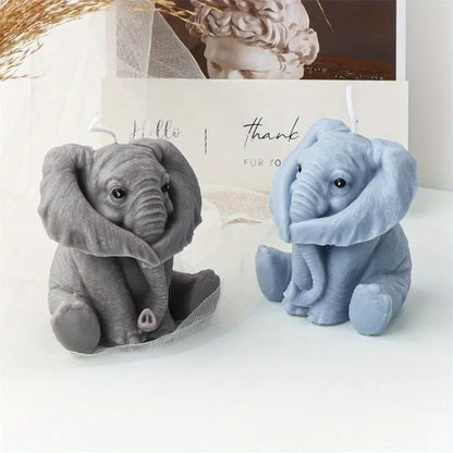 Molde de Silicona en Forma de Elefante para Velas, Jabones y Más - Versatilidad y Calidad Premium