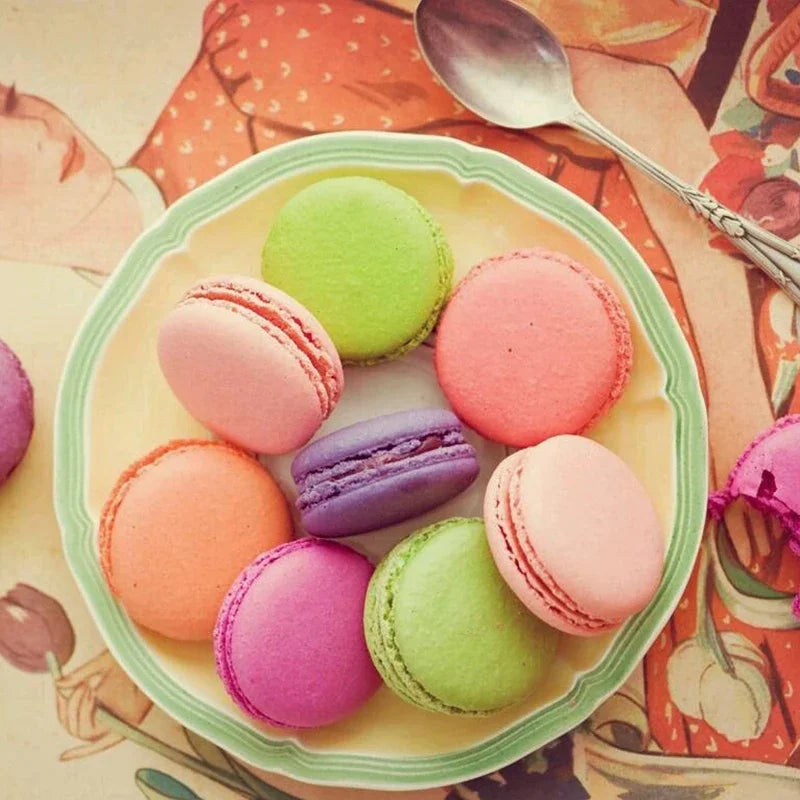 Macarone Candle Silicone Mold Scented Candles Soap Chocolate Dessert Mold for Baking And Candle Making Home Crafts Handmade Gift