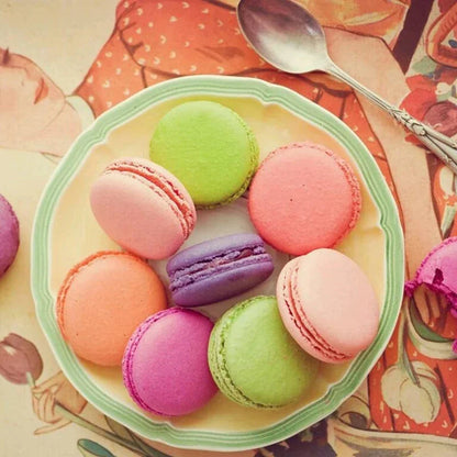 Macarone Candle Silicone Mold Scented Candles Soap Chocolate Dessert Mold for Baking And Candle Making Home Crafts Handmade Gift