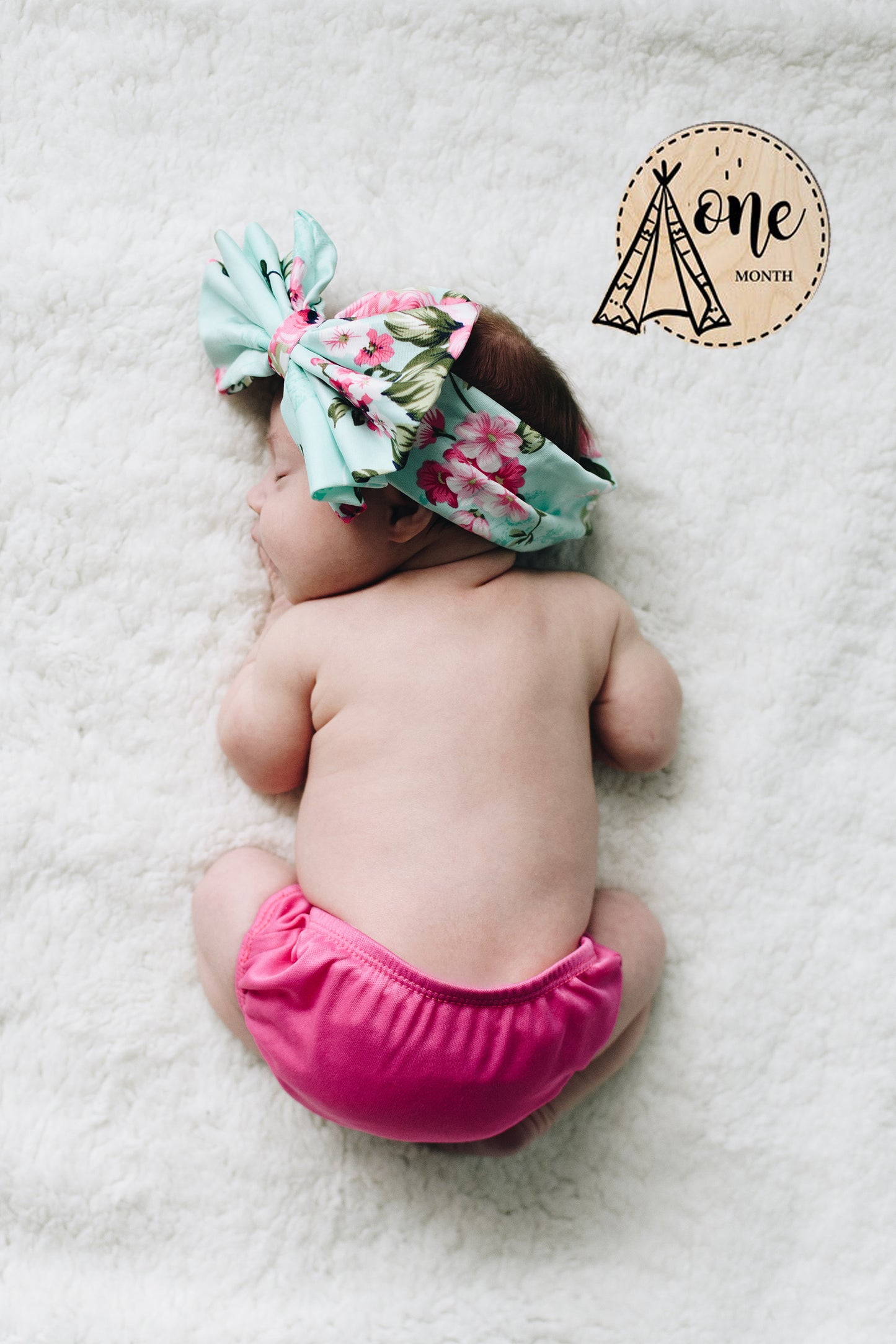 Hitos Mensuales boho en Madera para Bebés