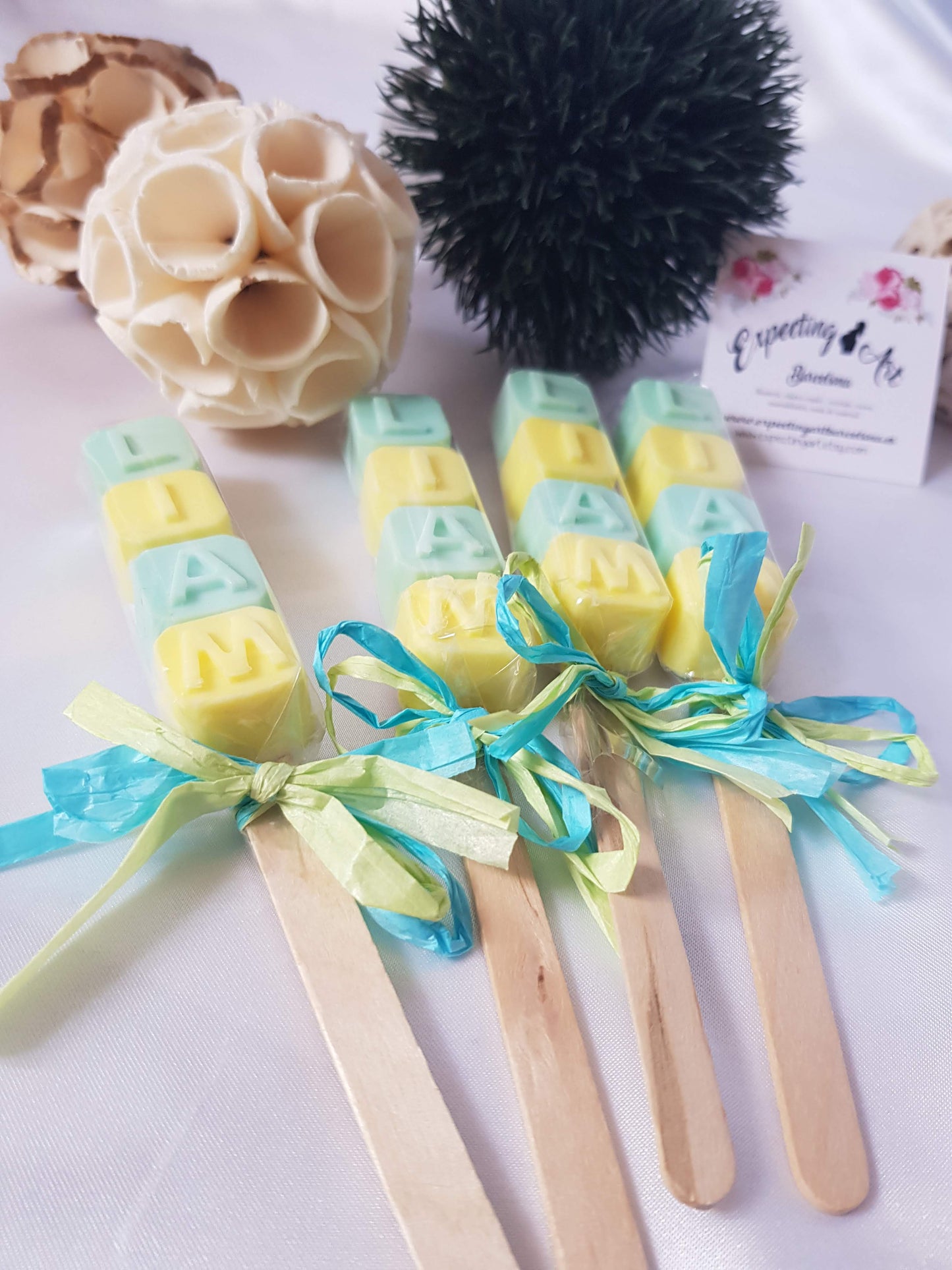 Brochetas de Jabón de Glicerina Personalizadas | Detalle Único para Eventos