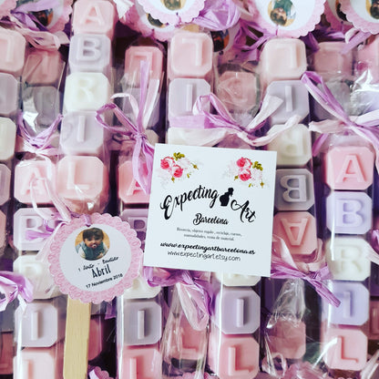 Brochetas de Jabón de Glicerina Personalizadas | Detalle Único para Eventos